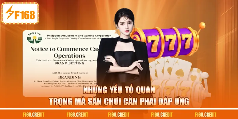 Những yếu tố quan trọng mà sân chơi cần phải đáp ứng